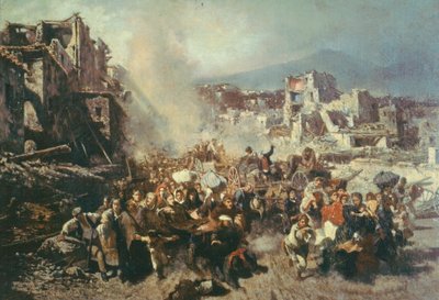 Terremoto a Torre del Greco da Michele Cammarano