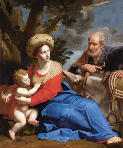 Il riposo durante la fuga in Egitto, c. 1640 da Michele Desubleo