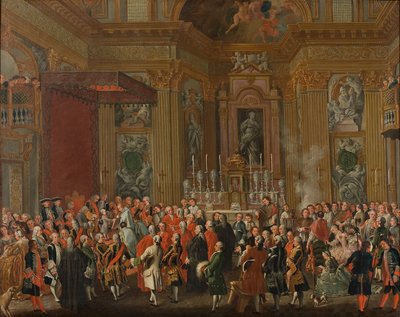 "Ferdinando IV giura come re di Napoli". da Michele Foschini