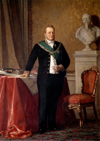 Ritratto di Camillo Benso, Conte di Cavour da Michele Giordigiani
