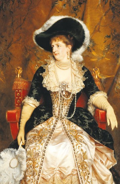Ritratto di Margherita di Savoia da Michele Gordigiani