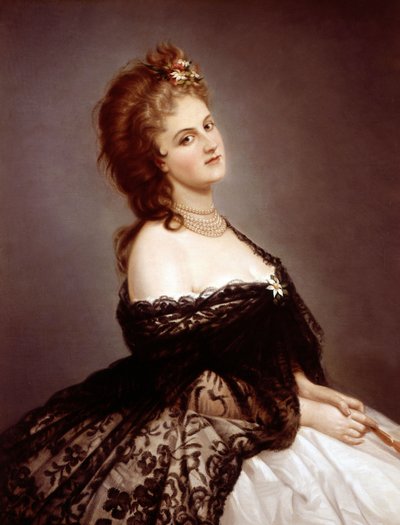 Virginia Oldoini, contessa di Castiglione, dopo una foto di Pierre-Louis Pierson, 1862 da Michele Gordigiani
