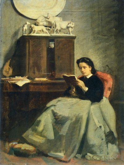 Moglie che legge da Michele Gordigiani