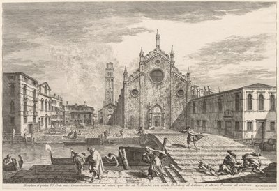 Vedute di Venezia: Campo dei Frari, 1741 da Michele Marieschi