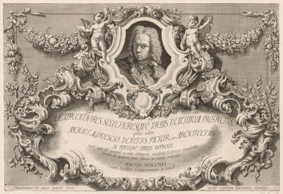 Vedute di Venezia: Frontespizio - Pagina del titolo da Michele Marieschi