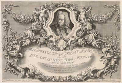 Vedute di Venezia: Frontespizio - Pagina del Titolo, 1741 da Michele Marieschi