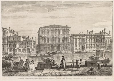 Vedute di Venezia: Palazzo Pesaro da Michele Marieschi