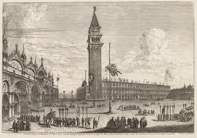 Vedute di Venezia: Piazza e Piazzetta da Michele Marieschi