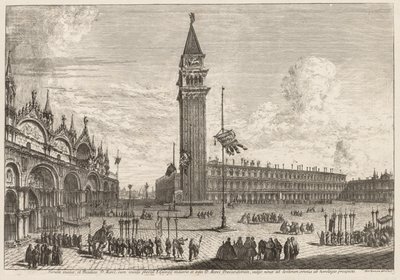 Vedute di Venezia: Piazza e Piazzetta da Michele Marieschi