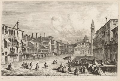 Vedute di Venezia: S. Maria Formosa da Michele Marieschi