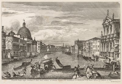 Vedute di Venezia: Santa Chiara da Michele Marieschi