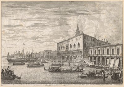 Vedute di Venezia: Il Molo e S. M. della Salute da Michele Marieschi
