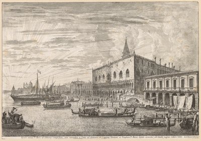 Vedute di Venezia: Il Molo e S. M. Della Salute, 1741 da Michele Marieschi