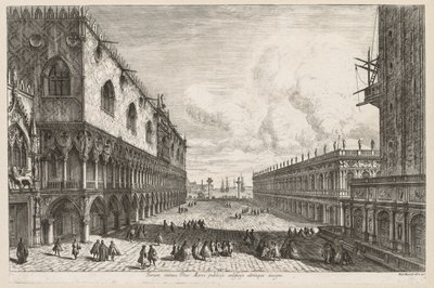 Vedute di Venezia: La Piazzetta da Michele Marieschi