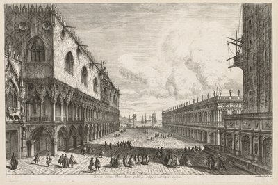 Vedute di Venezia: La Piazzetta, 1741 da Michele Marieschi