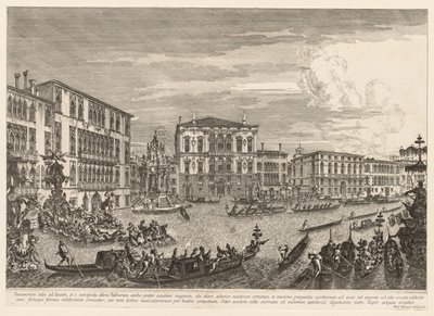 Vedute di Venezia: La Regata da Michele Marieschi