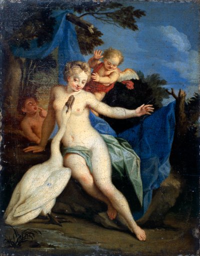 Leda e il cigno, XVIII secolo da Michele Rocca