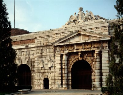 Veduta di Porta Nuova da Michele Sanmicheli