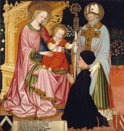 Madonna col Bambino e il donatore, Pietro de