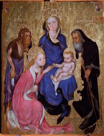 Il matrimonio mistico di Santa Caterina con i Santi Giovanni Battista e Antonio d