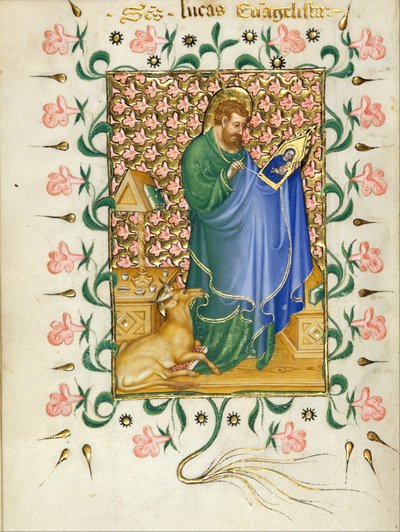 San Luca che dipinge la Vergine da Michelino Molinari da Besozzo