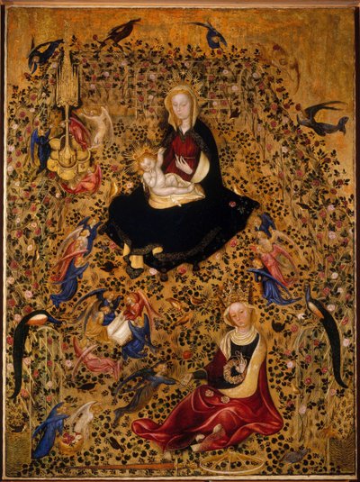La Madonna del Roseto, c.1425 da Michelino da Besozzo