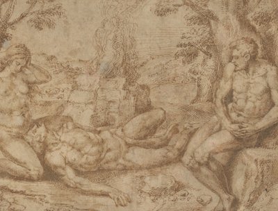 Adamo ed Eva piangono la morte di Abele, ca. 1576 da Michiel Coxie