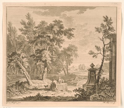Paesaggio con pastore da Michiel Elgersma
