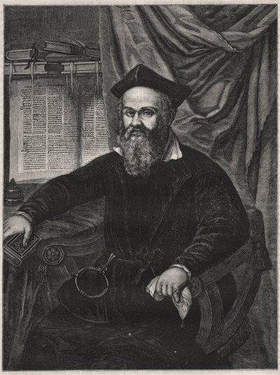 Ritratto di Marco Antonio de Dominis, ecclesiastico dalmata, apostata e uomo di scienza - incisione di G J Delff dopo Mierevelt da Michiel Jansz. van (after) Mierevelt