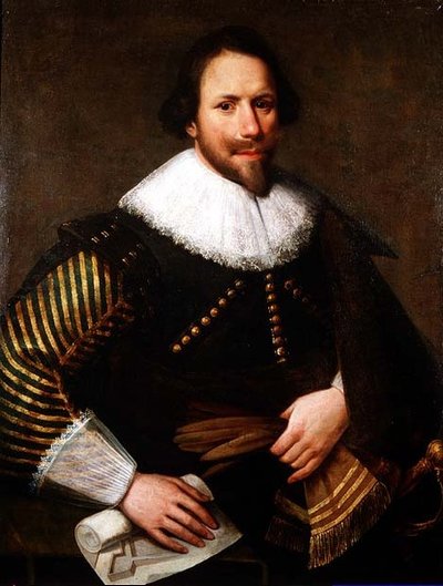 Ritratto di un architetto militare da Michiel Jansz. van Miereveld