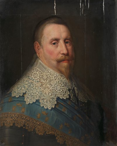 Ritratto di Gustavo II Adolfo (1594-1632), re di Svezia da Michiel Jansz van Mierevelt (copy after)