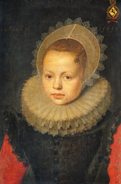 Ritratto di Corvina Hezenbroek van Hofdijck (1602-67) da Michiel Jansz van Mierevelt (workshop of)