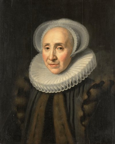 Ritratto di Volckera Claesdr Knobbert (1554-1634) da Michiel Jansz van Mierevelt (workshop of)