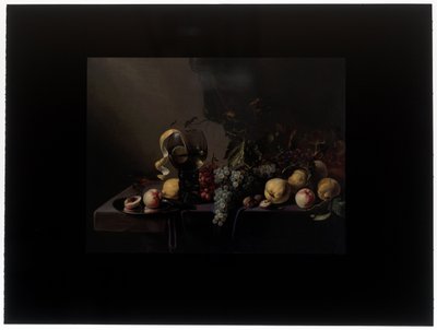 Natura morta con frutta e uva da Michiel Simons