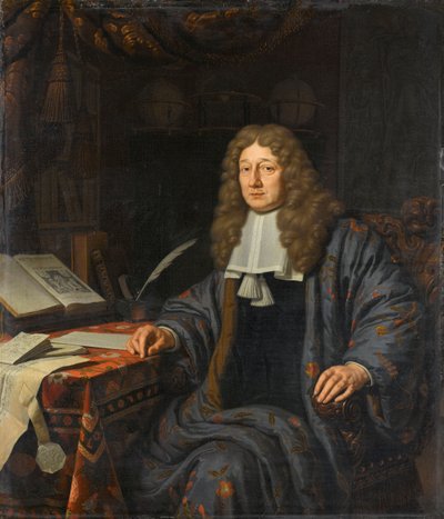 Ritratto di Johannes Hudde (1628-1704), borgomastro di Amsterdam da Michiel van Musscher
