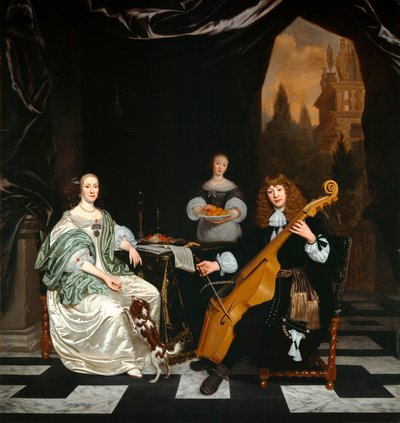 La Sinfonia (Ritratto di famiglia) da Michiel van Musscher