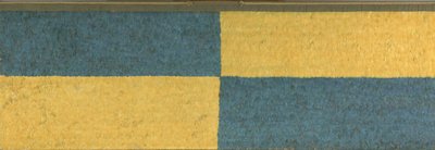 Pannello con rettangoli di piume blu e gialle, c. A.D.650-850 da Middle Horizon Epoch 2A