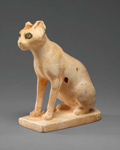 Vaso cosmetico a forma di gatto, c.1990-1900 a.C. da Middle Kingdom Egyptian