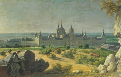 Il monastero di El Escorial da Miguel Angel Houasse