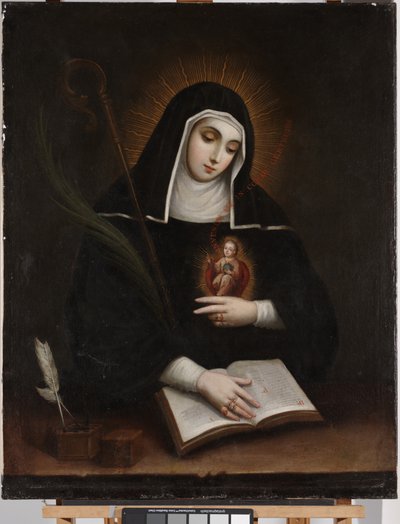 Santa Gertrude da Miguel Cabrera