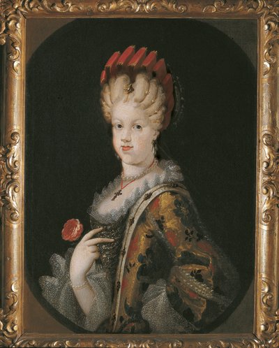 Ritratto di Maria Luisa Gabriella di Savoia (1688-1714), regina di Spagna da Miguel Jacinto Meléndez