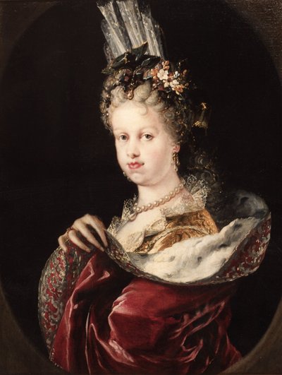 Ritratto della Regina Maria Luisa di Savoia da Miguel Jacinto Meléndez