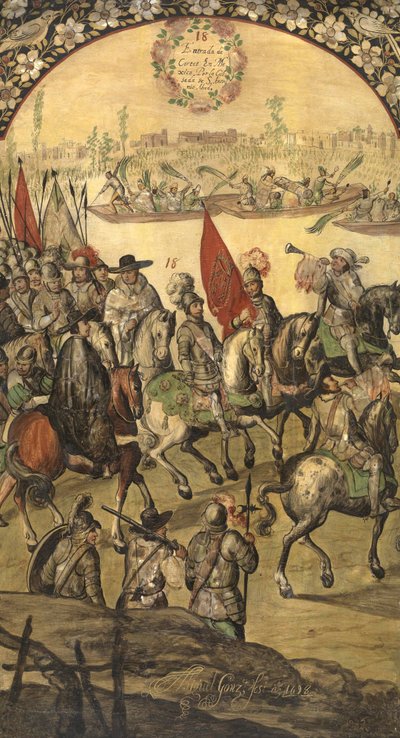 La conquista del Messico di Hernan Cortes da Miguel and Juan Gonzalez