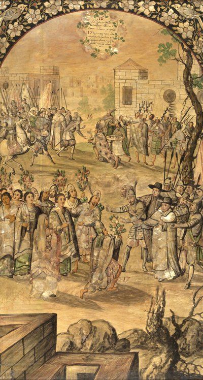 La conquista del Messico di Hernan Cortes da Miguel and Juan Gonzalez