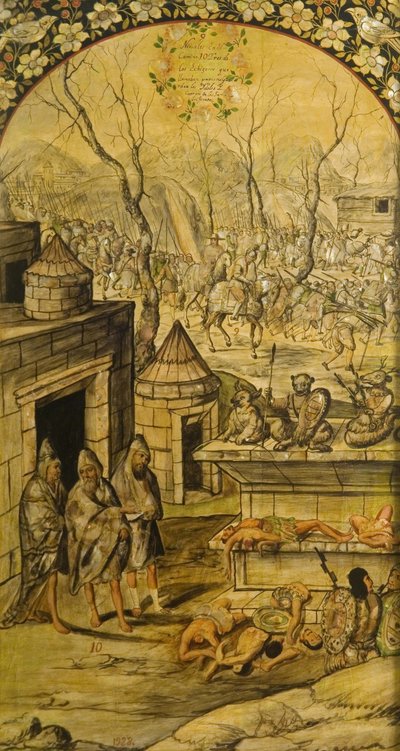 La conquista del Messico di Hernan Cortes da Miguel and Juan Gonzalez