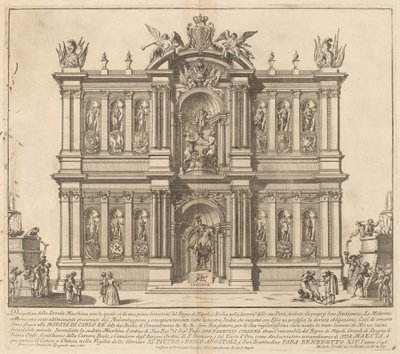 Il Regno di Napoli, per il festival della "Chinea" da Miguel de Sorellò after Francisco Preciado