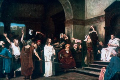 Cristo davanti a Pilato, 1881 da Mihály Munkácsy