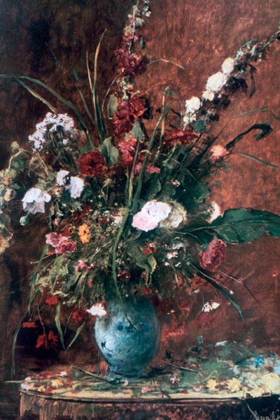 Grande natura morta floreale, 1881 da Mihály Munkácsy