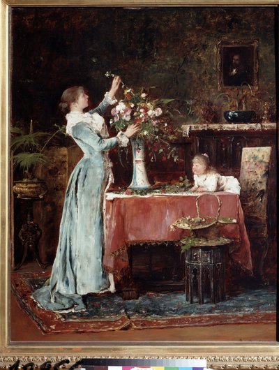 La composizione del bouquet da Mihály Munkácsy