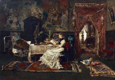 Interno parigino da Mihály Munkácsy